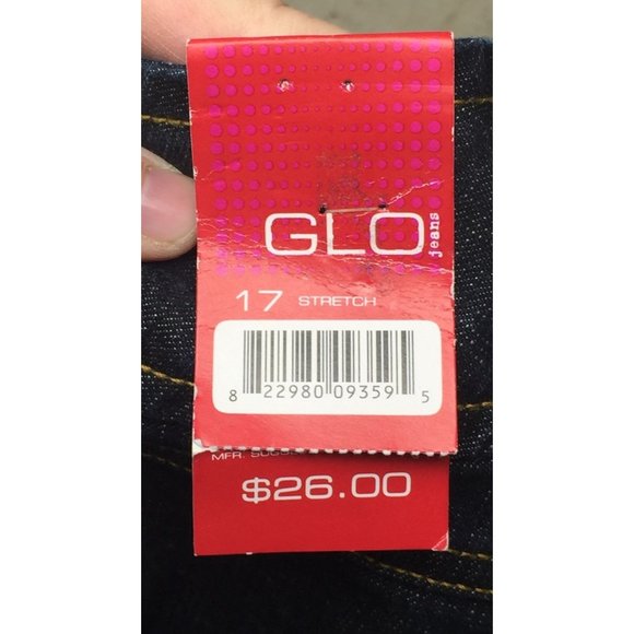 Glo Jeans Juniors Size 17 Stretch Denim Jean Shorts NWT - Picture 7 of 8
